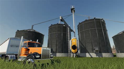 US Grain Silo Complex With Dryer V1 1 FS19 Farming Simulator 2022 Mod