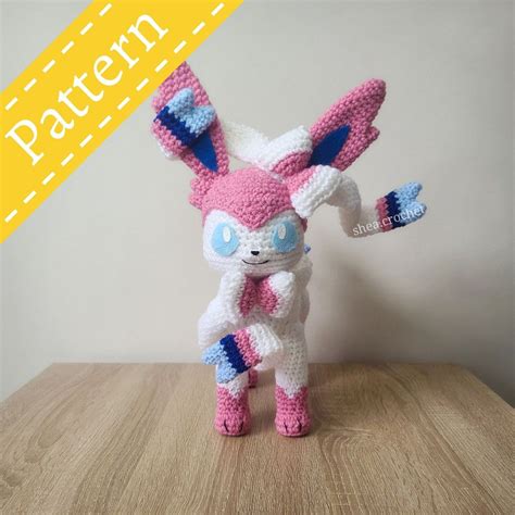 Sylveon Crochet Pattern Pdf File Etsy Pokemon Crochet Pattern