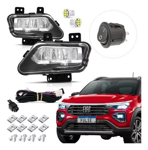 Kit Farol Milha Neblina Fiat Pulse Auxiliar