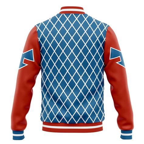 Mista Guido Pattern Jojo's Bizarre Adventure Varsity Jacket - Anime Ape