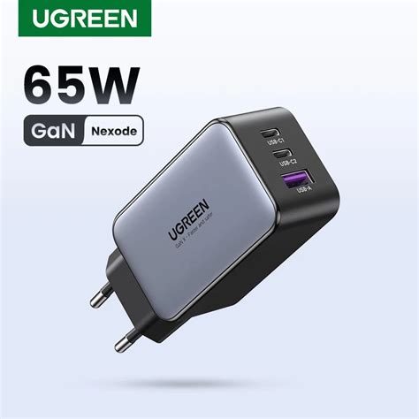 UGREEN cargador USB tipo C GaN para iPhone 12 13 Pro Max carga rápida