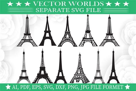 Eiffel Tower Svg Eiffel Tower Svg Masterbundles