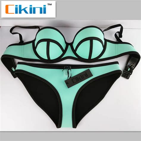 Neoprene Swimwear Women Bikini Woman New Summer 2016 Sexy Swimsuit Bath