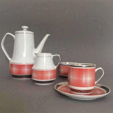 Serwis Do Kawy Porcelit Chodzie Lata Patyna Pl Sugar Bowl