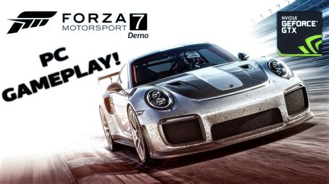 FORZA Motorsport 7 Demo PC Gameplay Lenovo Y700 GTX 960M YouTube