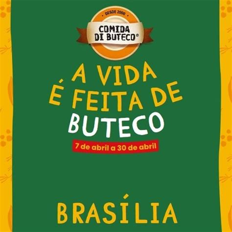 23ª Edição do Comida di Buteco em Brasília Gastronomia DeBoa Brasília