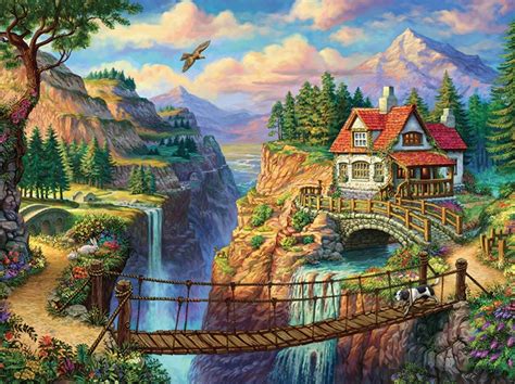 Solve Beautiful Scenery And House Jigsaw Puzzle Online With 165 Pieces