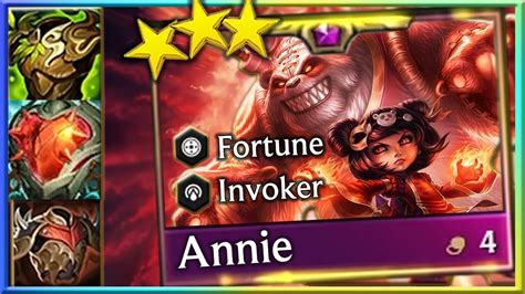 That S A Big Bear 3 Star Annie With 6 Invoker Teamfight Tactics Set