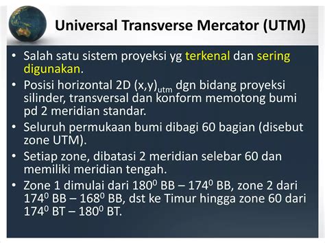 Sistem Proyeksi Peta Ppt