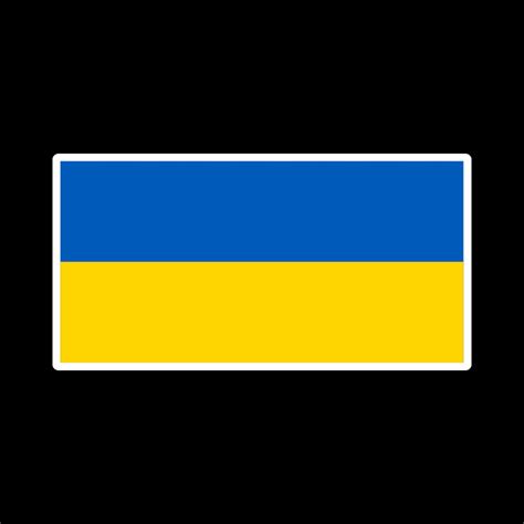 P412 Ukraine Flag Any Size Vinyl Decal Bumper Sticker Etsy