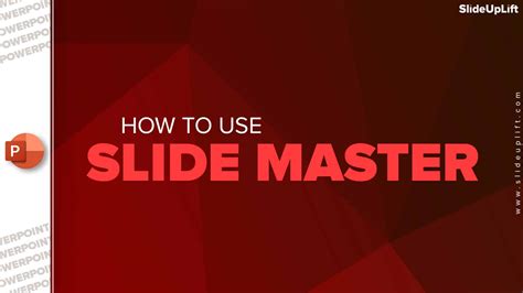 Learn To Use Powerpoint Slide Master With Ease Edit Master Slide To Build Winning Presentations