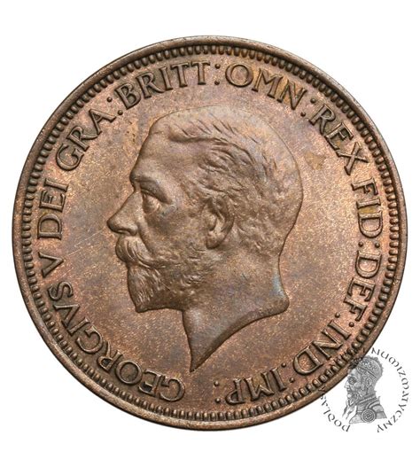 Great Britain Farthing 1917 George V 1910 1936