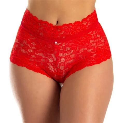 Calcinha Tanga Lacradora Renda Sexy Fita Cetim Sensual Shopee Brasil