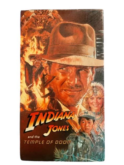 INDIANA JONES AND The Temple Of Doom VHS 1984 Paramount Release Factory