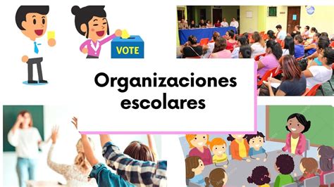 Organizaciones Escolares 1 Grado YouTube