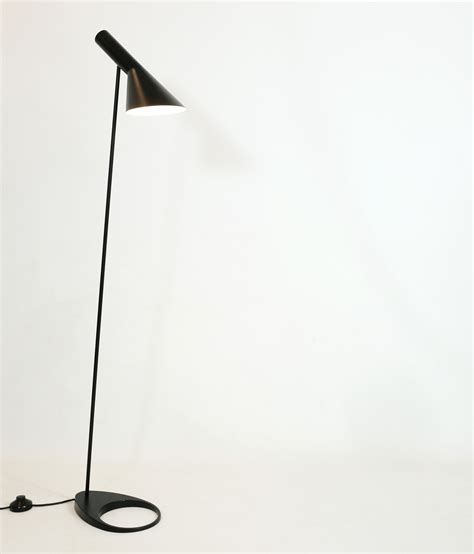 Black Aj Visor Floor Lamp By Arne Jacobsen For Louis Poulsen 1980s