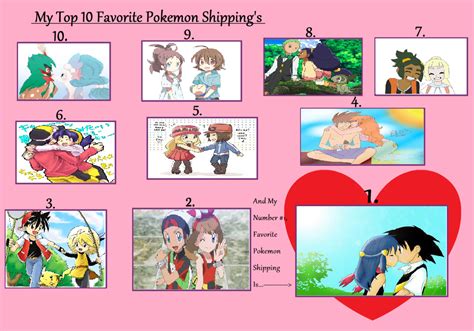 My Top 10 Favorite Pokemon Ships By Sapphiresonicmaster On Deviantart