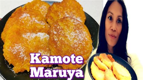 KAMOTE MARUYA RECIPE SWEET POTATO FRITTERS HOW TO COOK CRUNCHY