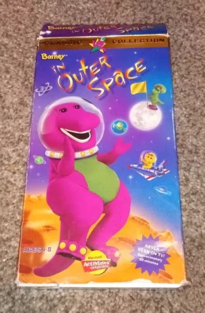 BARNEY BARNEY In Outer Space VHS 1998 Classic Collection EUR 8 69