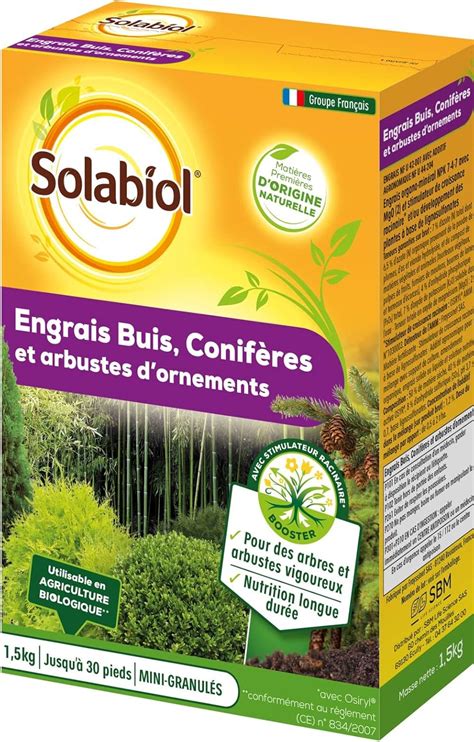 Solabiol Socony Engrais Conif Res Et Arbustes D Ornement