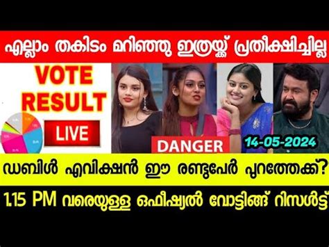 LIVE BIGG BOSS MALAYALAM S6 OFFICIAL HOTSTAR VOTING RESULTS TODAY 1