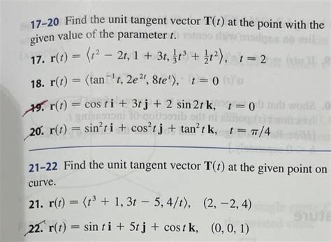 Solved 5 The Curves R1 T T T2 T3 And