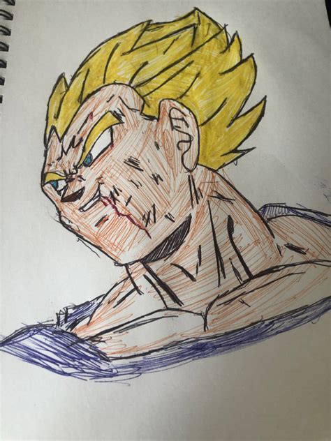 majin vegeta's sacrifice by Shryar on DeviantArt