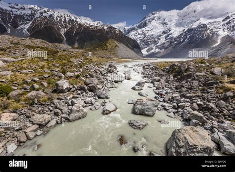 Aoraki Mount Cook National Park Stock Photo - Alamy