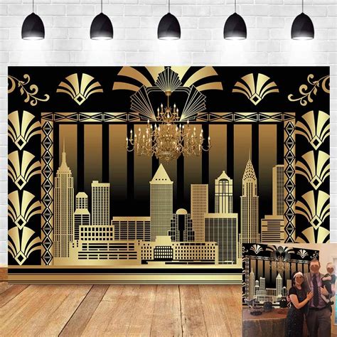 7x5ft The Great Gatsby Photography Backdrop Roaring 20s 20s Themed