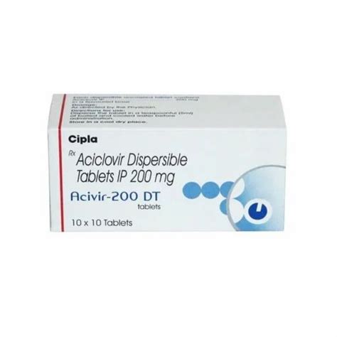 Acivir Mg Dt Acyclovir Tablet At Rs Stripe Acyclovir Tablets