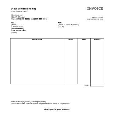 🆓 Free Invoice Template PDF - Free Download (PRINTABLE)