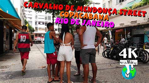 Della Carvalho De Mendonça - 【4K】CARVALHO DE MENDONÇA STREET - COPACABANA - RIO DE JANEIRO - YouTube