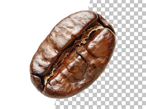Premium PSD | Coffee bean isolated on transparent background