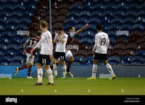 Burnleys Sam Vokes Celebrates Scoring His Sides First Goal Of The Game