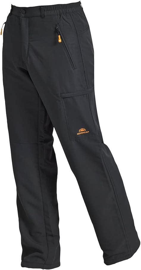 NORDCAP Herren Thermohose Funktionelle Wintersport Hose In Anthrazit