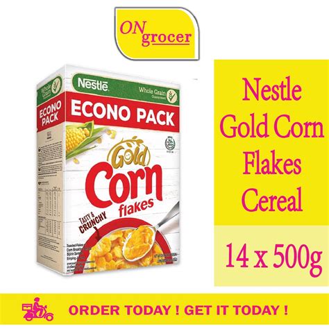 Nestle Gold Corn Flakes Cereal 14 X 500g Shopee Malaysia