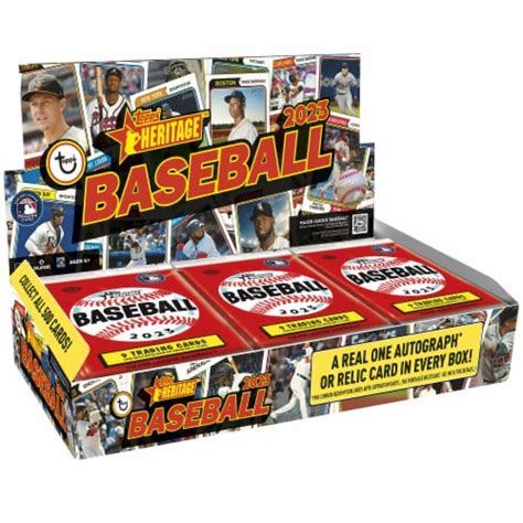 Topps Heritage High Number Baseball Hobby Box Each Kroger