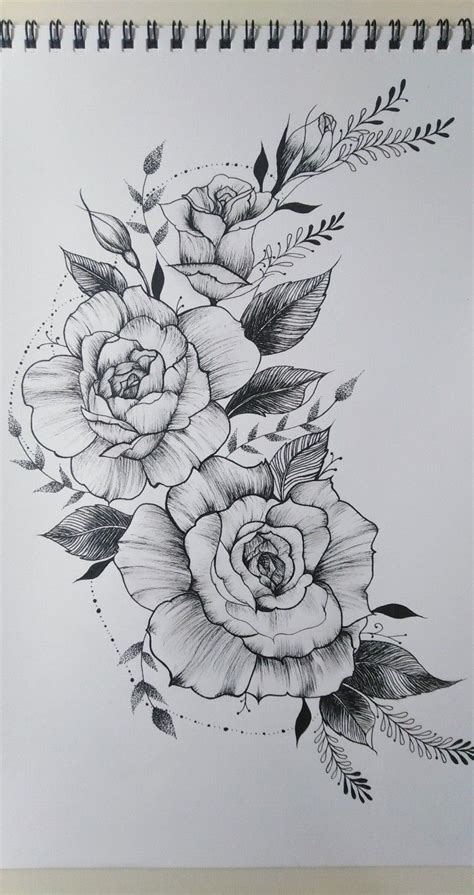 Flower Drawing Rose Artofit