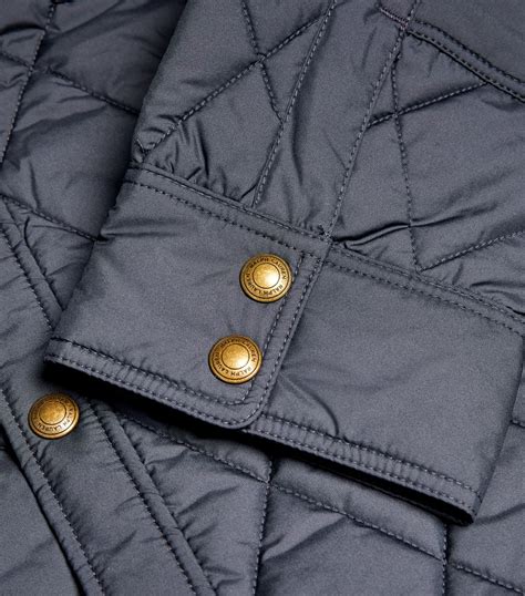 Mens Polo Ralph Lauren Navy Diamond Quilted Field Jacket Harrods UK