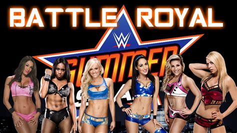 WWE SummerSlam Divas Battle Royal YouTube