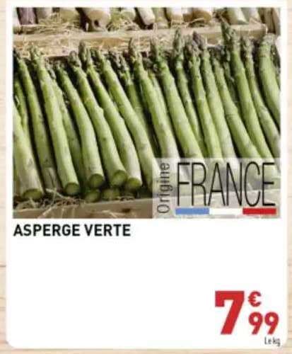 Promo Asperge Verte Chez Grand Frais ICatalogue Fr