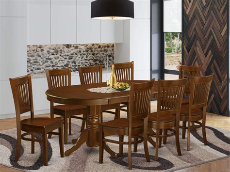 Buy East West Furniture Vanc Esp W Piece Modern Dining Table Set