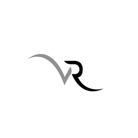 Premium Vector Vr Letter Logo Design