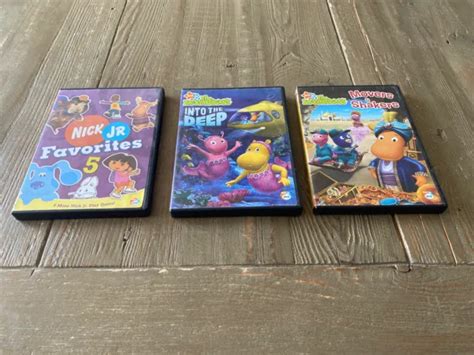 LOT 3 DVD Nick Jr The Backyardigans Into The Deep Movers Shakers