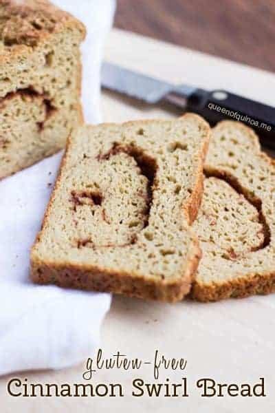 Gluten Free Cinnamon Swirl Bread Simply Quinoa