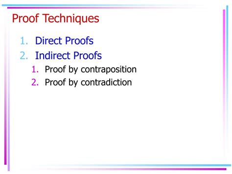 Ppt Introduction To Proofs Powerpoint Presentation Free Download