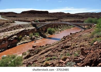 Bridge Over San Juan River Mexican Stock Photo Edit Now