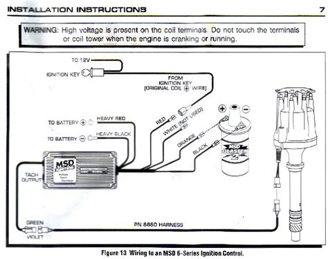 Msd Pro Billet Distributor Wiring