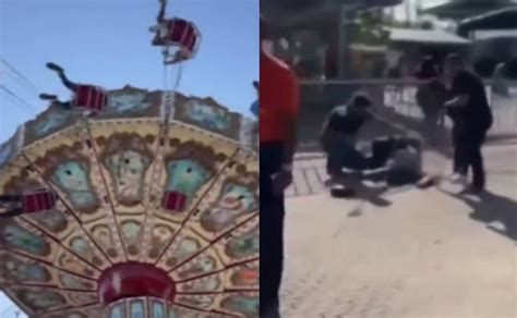 Video Mujer Cae De Juego Mec Nico Qu Ocasion La Falla