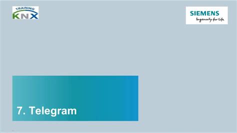 Siemens Knx Basic Advanced Course Chapter 07 Bus Telegram Youtube